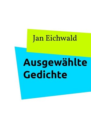 cover image of Ausgewählte Gedichte